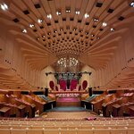 A picture from inside one of the theaters of the Sydney Opera House. The Sydney Opera House was named a UNESCO World Heritage Site in 2007.